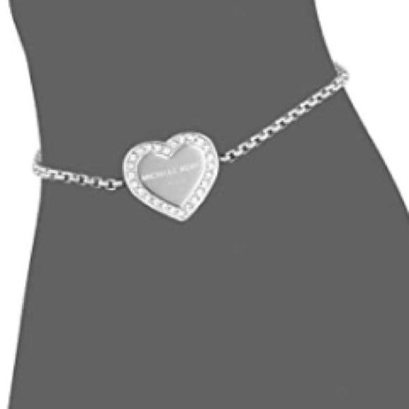 MICHAEL KORS White Gold Heritage Slide Bracelet - Picture 4 of 7